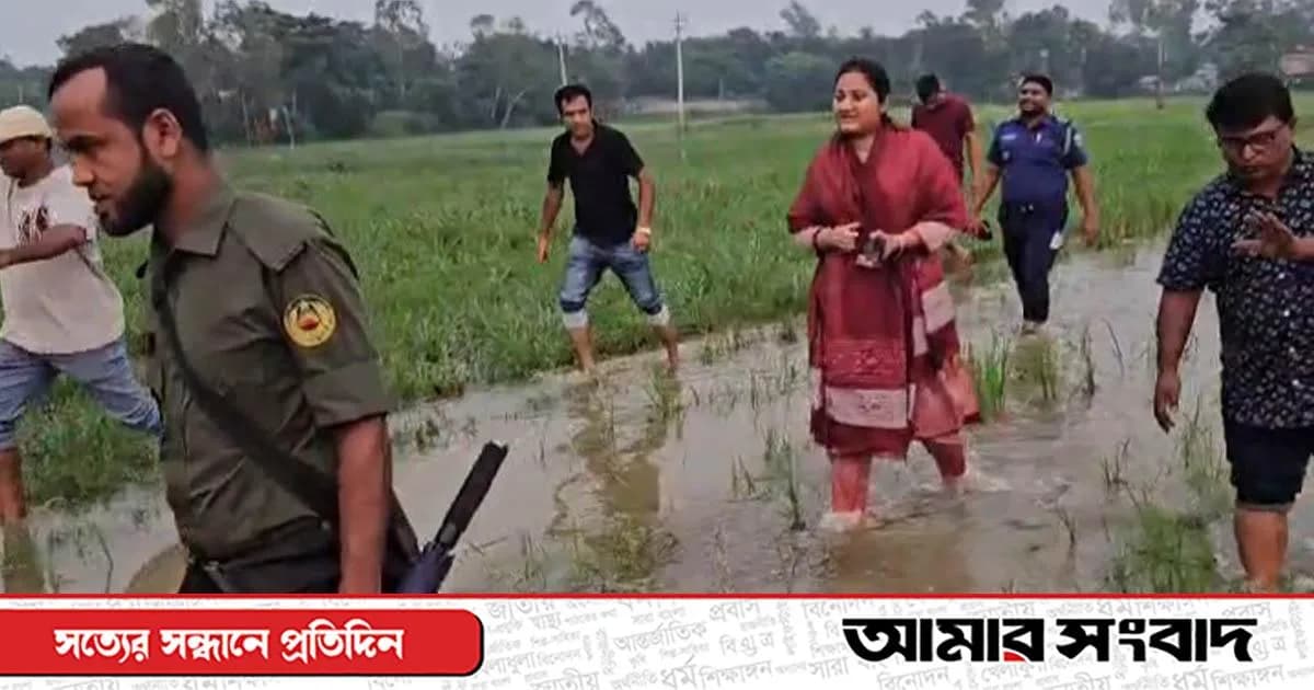 শাহজাদপুরে জুয়াড়িদের ধরতে পানিতে নামলেন ইউএনও, আসর থেকে ১৪ জুয়াড়ি আটক