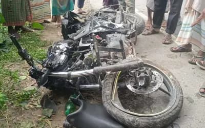শাহজাদপুরে মোটরসাইকেল দুর্ঘটনায় এক যুবকের মৃত্যু, আহত ১