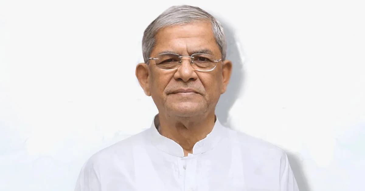 মির্জা ফখরুলই বিএনপির প্রার্থী, তবে আগাম ঘোষণা করবে না দল