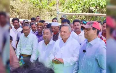 জামালপুর ও সিরাজগঞ্জের সংযোগকারী ভেটুয়া সেতুর সম্ভাব্য স্থান পরিদর্শন