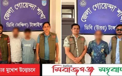 টাঙ্গাইলে পুলিশের অভিযানে মাদকসহ গ্রেপ্তার ৪১