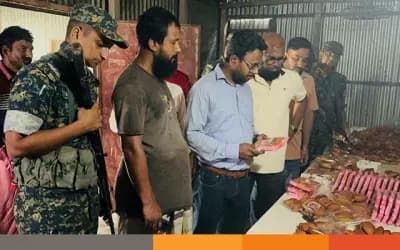 সিরাজগঞ্জে ভোক্তা অধিদপ্তরের অভিযানে ৪৫ হাজার টাকা জরিমানা