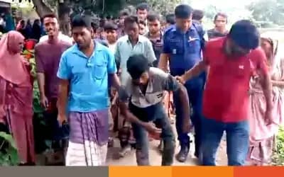 সিরাজগঞ্জে জনতার হাতে গরু চোর আটক