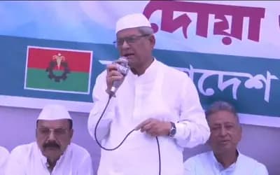 খালেদা জিয়া বাংলাদেশের ভাগ্যের সঙ্গে জড়িয়ে গিয়েছিলেন: মির্জা ফখরুল
