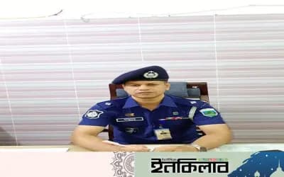 শাহজাদপুর থানার নবাগত ওসি আসলামের যোগদান
