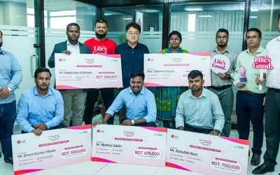 এলজি অ্যাম্বাসেডর চ্যালেঞ্জের পাঁচ বিজয়ীর নাম ঘোষণা