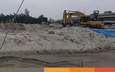 সিরাজগঞ্জে নদী থেকে বালু উত্তোলন, ভ্রাম্যমাণ আদালতের জরিমানা
