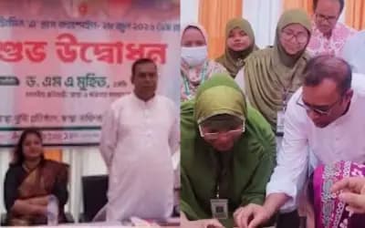শাহজাদপুরে ভিটামিন ‘এ’ প্লাস ক্যাম্পেইন উদ্বোধন