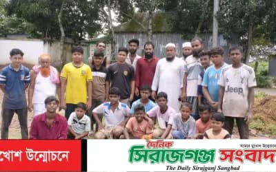 দিগদাইড়ে মিনি ফুটবল খেলার আয়োজন,মাঠজুড়ে জাল দিলেন চেয়ারম্যান প্রার্থী আলেখ উদ্দিন ভূঁইয়া