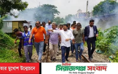 ডেঙ্গু প্রতিরোধে ভদ্রায় রাসিকের বিশেষ পরিচ্ছন্নতা অভিযান