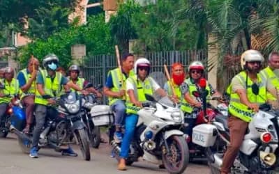সিরাজগঞ্জে ৭ মাসে ট্রাফিক পুলিশের রেকর্ড পরিমাণে রাজস্ব আদায়
