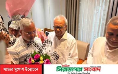 বিএনপির ভারপ্রাপ্ত মহাসচিব রুহুল কবির রিজভী’র সাথে সৌজন্য  সাক্ষাৎ ও শুভেচ্ছা জানালেন মির্জা মোস্তফা জামান