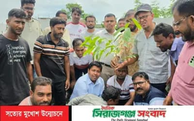 সিংড়ায় পরিবেশ রক্ষায় বৃক্ষরোপণ কর্মসূচির উদ্বোধন