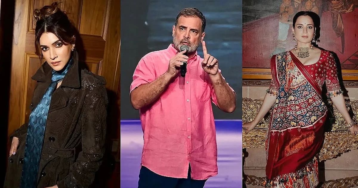 ‘কী পরবেন, কোথায় যাবেন—তাঁর সিদ্ধান্ত’, কৃতির পাশে রাহুল গান্ধী