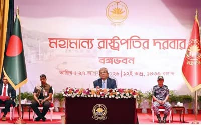 রাষ্ট্রীয় দায়িত্ব পালনে সম্পূর্ণভাবে দলনিরপেক্ষভাবে কাজ করব: রাষ্ট্রপতি