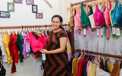 শাড়ির সঙ্গে মানানসই ব্লাউজ খুঁজে না পাওয়ায় গড়ে উঠল যে ব্র্যান্ড