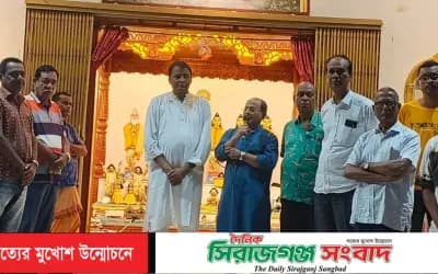 সিরাজগঞ্জে সনাতনী হিন্দু সম্প্রদায়ের উদ্যোগে ইকবাল হাসান মাহমুদ টুকুর রোগমুক্তি কামনায় বিশেষ প্রার্থনা