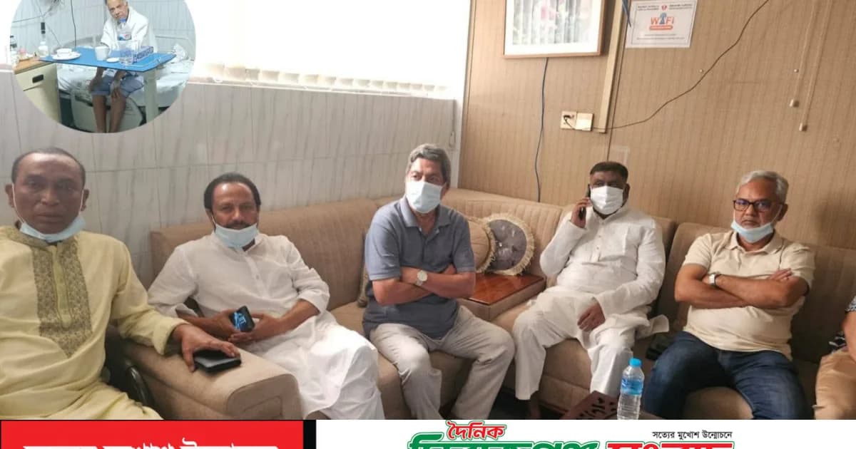 বিদ্যুৎ মন্ত্রী ইকবাল হাসান মাহমুদ টুকুকে দেখতে ঢাকায় ছুটে গেলেন সিরাজগঞ্জ জেলা বিএনপির নেতৃবিন্দ