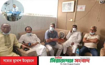 বিদ্যুৎ মন্ত্রী ইকবাল হাসান মাহমুদ টুকুকে দেখতে ঢাকায় ছুটে গেলেন সিরাজগঞ্জ জেলা বিএনপির নেতৃবিন্দ