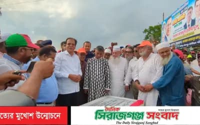 চৌহালীতে গবাদিপশুর জন্য ‘অ্যানিমেলস সাইক্লোন সেন্টার’ স্থাপন