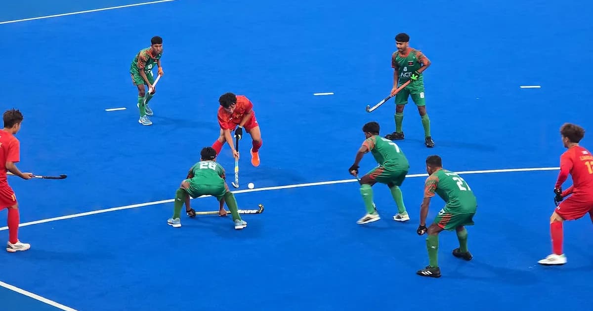 দুই দফায় এগিয়েও চীনের কাছে হার হকির যুবাদের