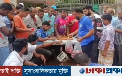 সিরাজগঞ্জে ন্যায্যমূল্যে গরুর মাংস বিক্রি, ব্যতিক্রমী উদ্যোগ আব্দুস সাত্তার ফাউন্ডেশনের