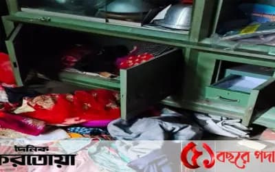 সিরাজগঞ্জের শাহজাদপুরে বাড়িতে চুরি