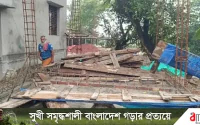 শাহজাদপুরে আদালতের নিষেধাজ্ঞা অমান্য করে ভবন নির্মাণের অভিযোগ