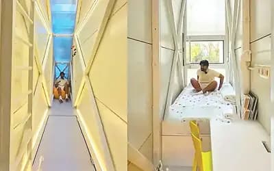দেড় হাত চওড়া বাড়ি