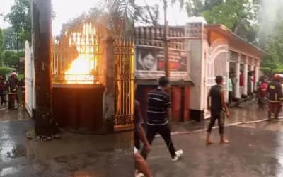 বজ্রপাত থেকে বিদ্যুৎমন্ত্রী টুকুর বাসায় আগুন
