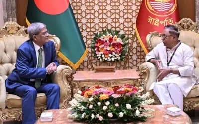 রাষ্ট্রপতির সঙ্গে সাইফুল হকের সৌজন্য সাক্ষাৎ