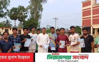 সিংড়ায় ইটালী ইউপি চেয়ারম্যান প্রার্থী সবুজের মোটরসাইকেল শোডাউন ও গণসংযোগ