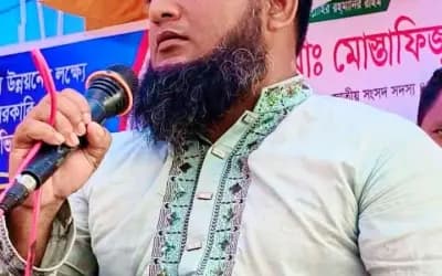তেঁতুলিয়া ইউপি নির্বাচন ঘিরে গণসংযোগে যুবদল নেতা ইকবাল হাসান শাহ