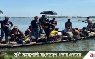 শাহজাদপুরে বড়াল নদীতে যুবক নিখোঁজ, ৬ ঘন্টার পর উদ্ধার