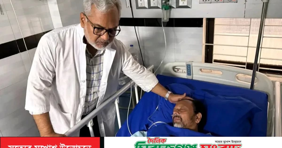 অসুস্থ সাইদুর রহমান বাচ্চুকে দেখতে ঢাকায় ছুটে গেলেন মির্জা মোস্তফা জামান