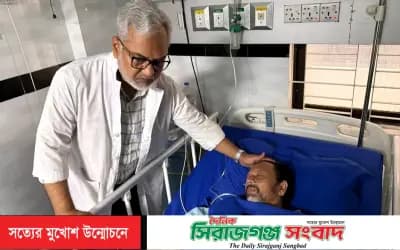 অসুস্থ সাইদুর রহমান বাচ্চুকে দেখতে ঢাকায় ছুটে গেলেন মির্জা মোস্তফা জামান