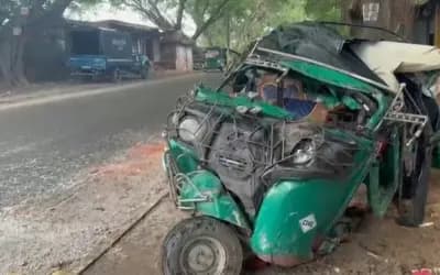 শাহজাদপুরে বাসের ধাক্কায় সিএনজি যাত্রী নিহত, আহত ২
