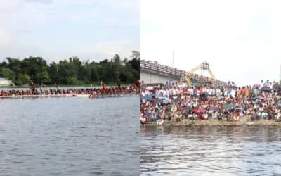 নৌকা বাইচের উদ্বোধন করলেন জামায়াতের এমপি, দর্শনার্থীদের ঢল