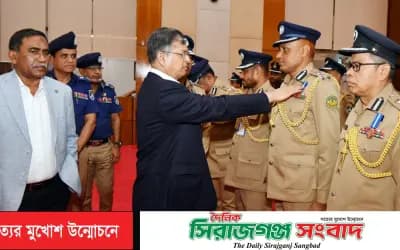 পিপিএম-সেবা পদক পেলেন রাজশাহী রেঞ্জের ডিআইজি আশিক সাঈদ