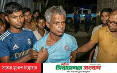 তাড়াশে গ্ৰামবাসির সাহসিকতায় গরুচোর আটক, থানায় সোপর্দ