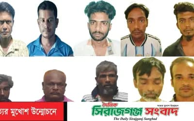 রাজশাহী নগরীতে জুয়াড়ি, হেরোইন,ইয়াবা,গাঁজা ও নগদ অর্থ সহ গ্রেফতার ২৫