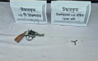 সিরাজগঞ্জের কাজিপুরে অস্ত্র ও গুলিসহ গ্রেপ্তার ১