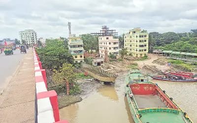 ডাকাতিয়া নদীতে ৭৩৬ দখলদার, আছে বরফকল, চালকল ও গুদাম  