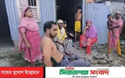 সলঙ্গায় সংবাদ প্রকাশের জেরে সাংবাদিকের বাড়িতে হামলার অভিযোগ