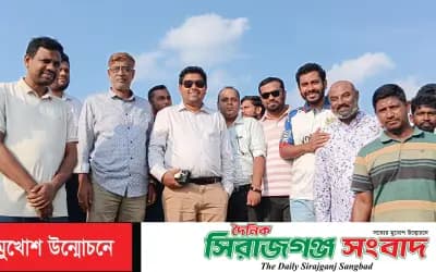 সিংড়ায় কৃষি জমিতে কচুরীপানা অপসারণ কাজের উদ্বোধন