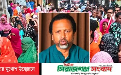 সিরাজগঞ্জে ফিরেই নেতাকর্মীদের ভালোবাসায় সিক্ত বাচ্চু
