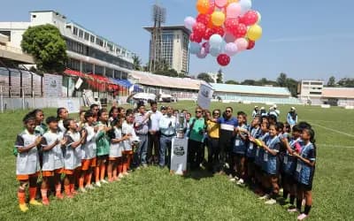 চট্টগ্রামে ফুটবল উৎসব, পাহাড়ের উদীয়মান তারকাদের স্বপ্নপূরণের মেলা