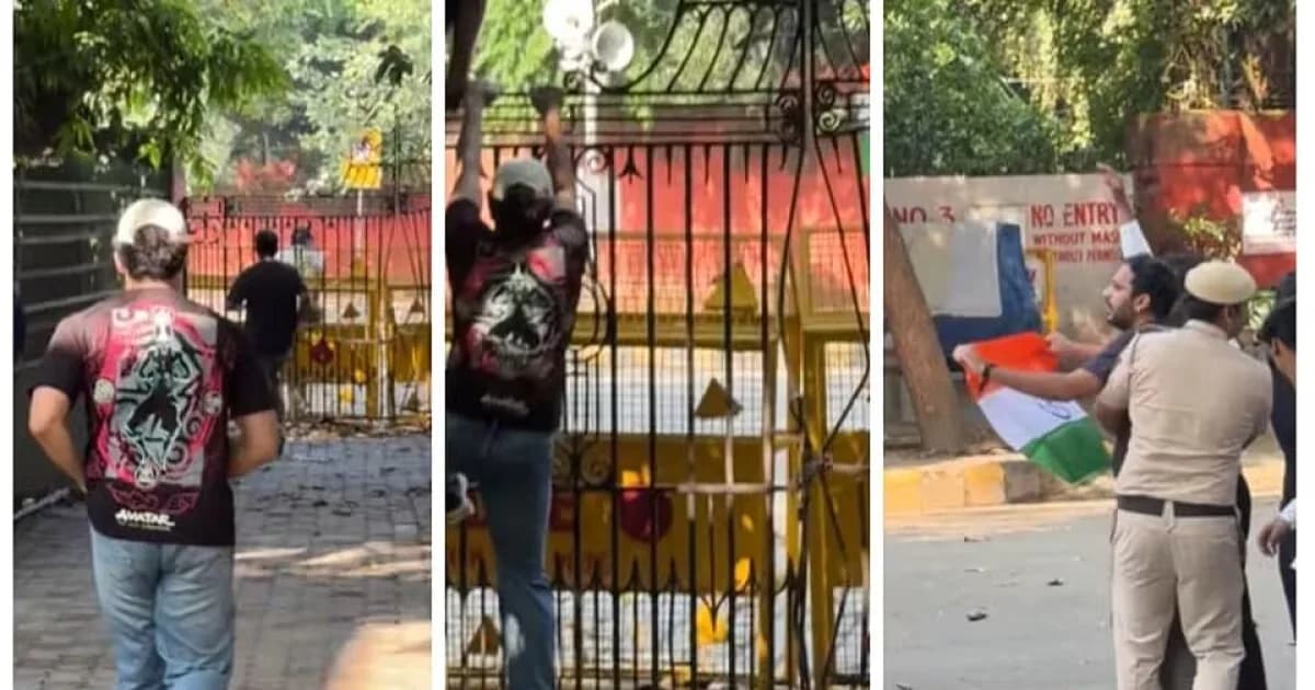 ফটক টপকে যন্তর মন্তরে গিয়ে আবার আটক সৌরভ দাস ও আশুতোষ রাঙ্কা