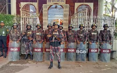দুর্গাপূজা উপলক্ষে নিরাপত্তায় থাকবেন প্রায় ১০ হাজার বিজিবি সদস্য