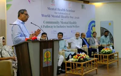 কমিউনিটিভিত্তিক মানসিক স্বাস্থ্যসেবায় নতুন প্রকল্প করছে সরকার: স্বাস্থ্য প্রতিমন্ত্রী